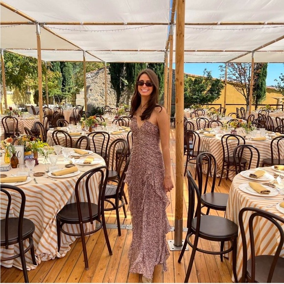 Shona Joy Cynthia Ruched Frill Maxi Sleeveless Dress - Picture 3 of 7